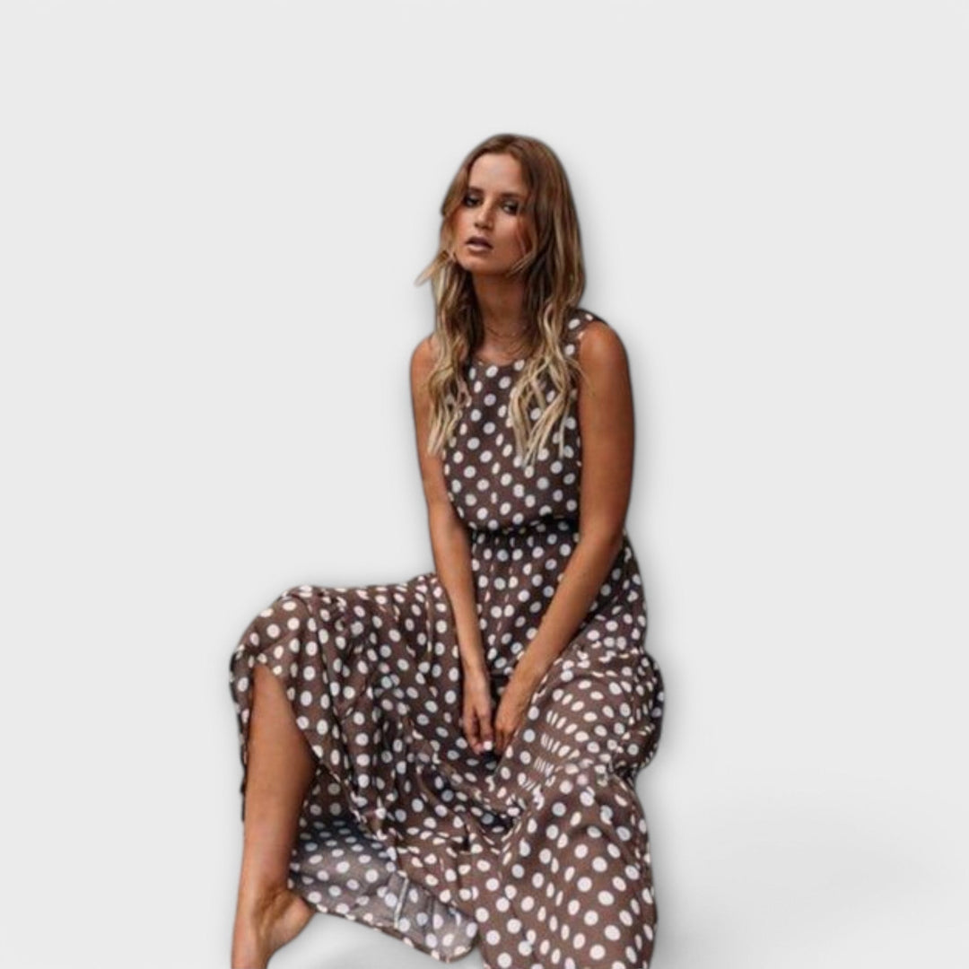 Giada | Midikleid Premium Chic Punkte