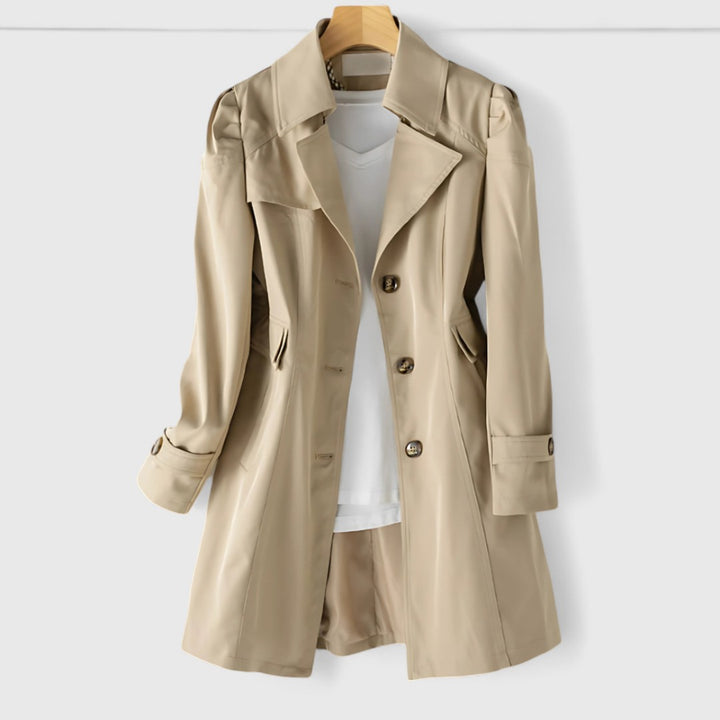 Daniela | Trench Coat Premium mit Spitzen-Details
