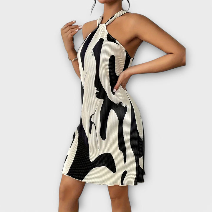 Nysaa | Halterkleid Premium Eleganter Druck