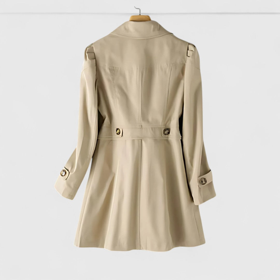 Daniela | Trench Coat Premium mit Spitzen-Details