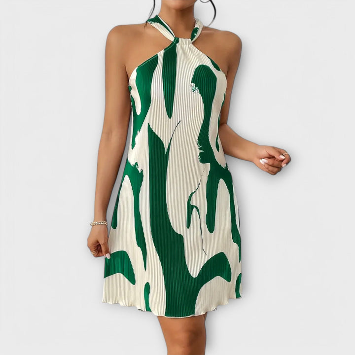 Nysaa | Halterkleid Premium Eleganter Druck