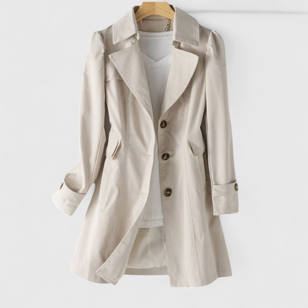 Daniela | Trench Coat Premium mit Spitzen-Details