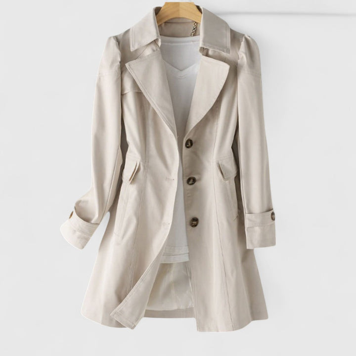 Daniela | Trench Coat Premium mit Spitzen-Details