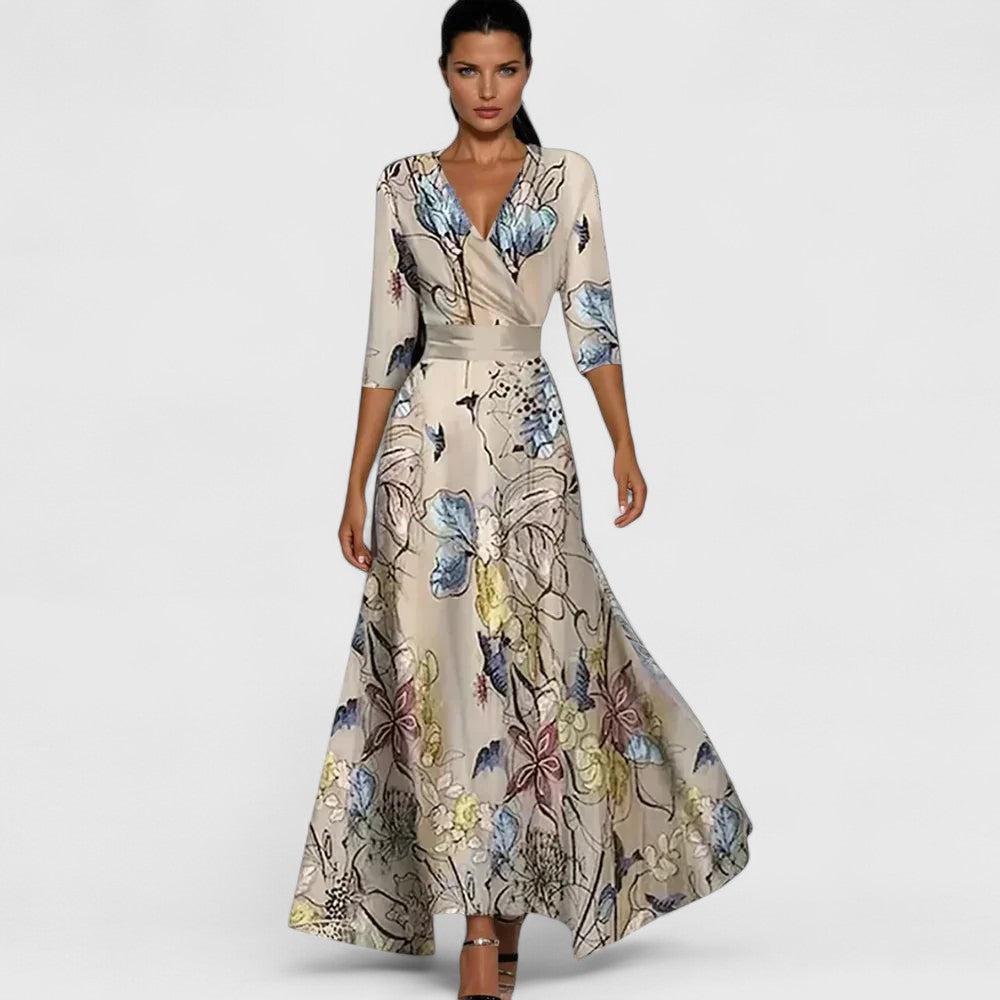 Zara | Premium Blumengeschneiderter Kleid