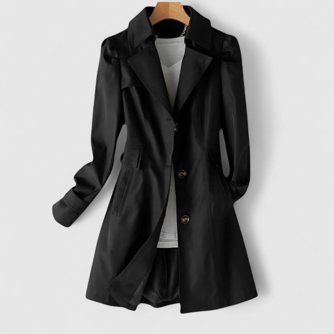 Daniela | Trench Coat Premium mit Spitzen-Details