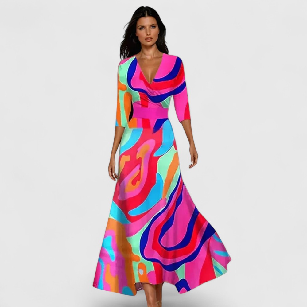 Zara | Premium Blumengeschneiderter Kleid