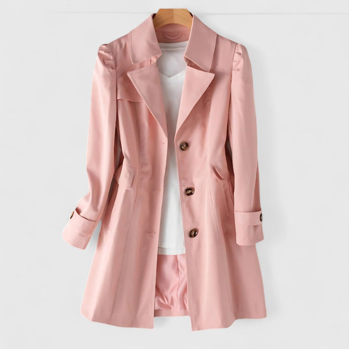 Daniela | Trench Coat Premium mit Spitzen-Details