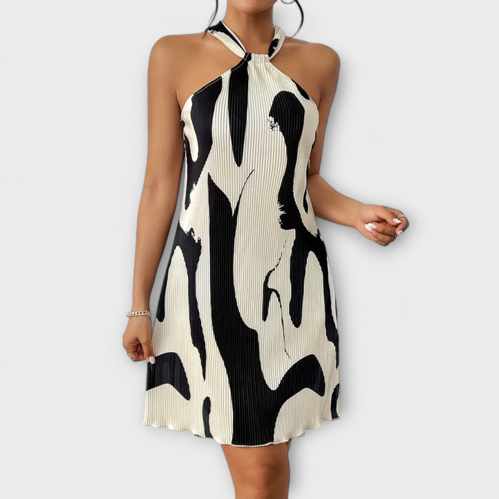 Nysaa | Halterkleid Premium Eleganter Druck