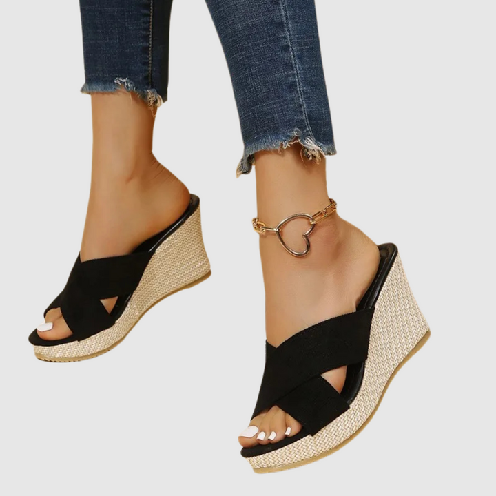 Nele | Sandalen Premium Elegante Keilabsätze