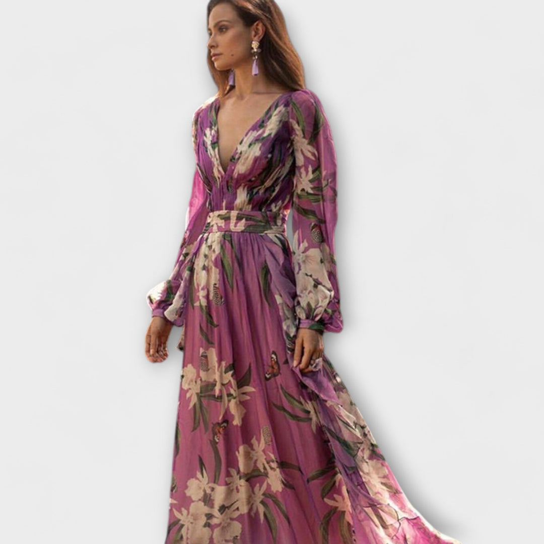 Olivia | Maxikleid Premium Elegante Silhouette