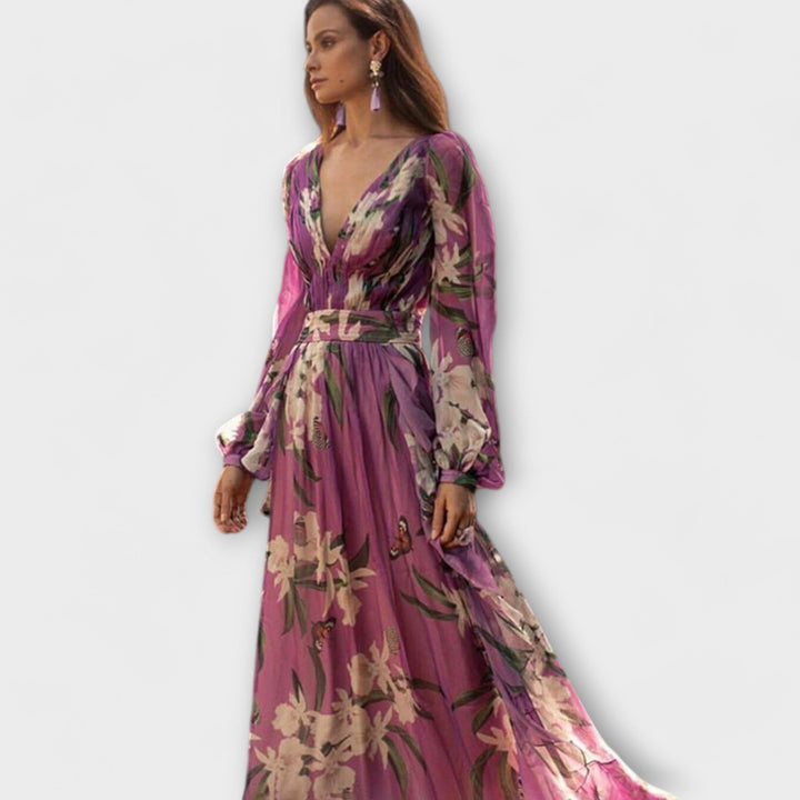 Olivia | Maxikleid Premium Elegante Silhouette