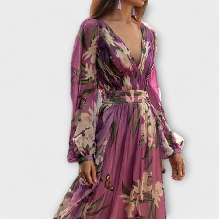 Olivia | Maxikleid Premium Elegante Silhouette
