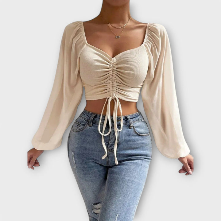 Fréa | Abendbluse Premium Elegante Details