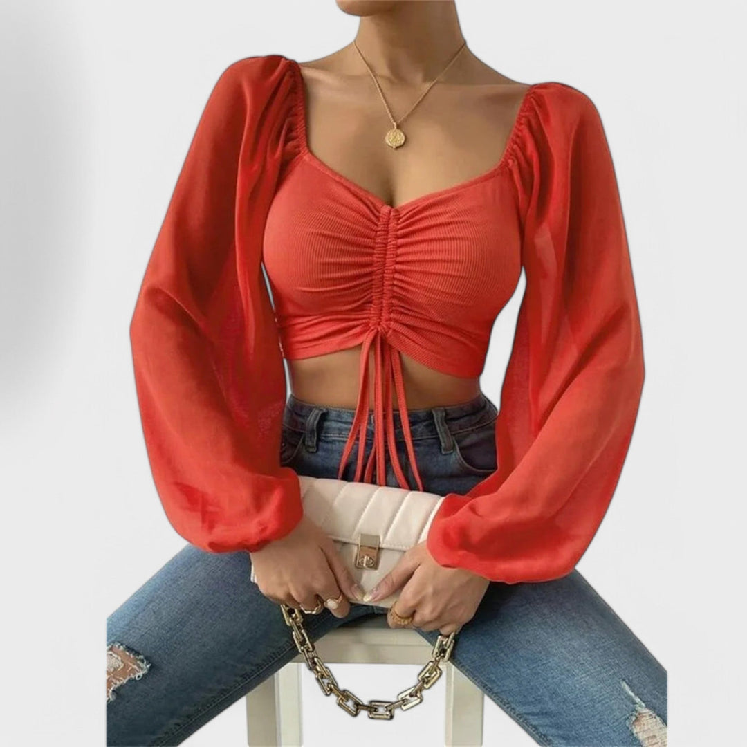 Fréa | Abendbluse Premium Elegante Details