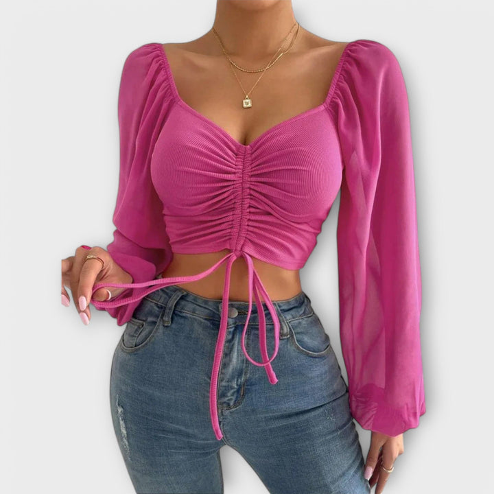 Fréa | Abendbluse Premium Elegante Details