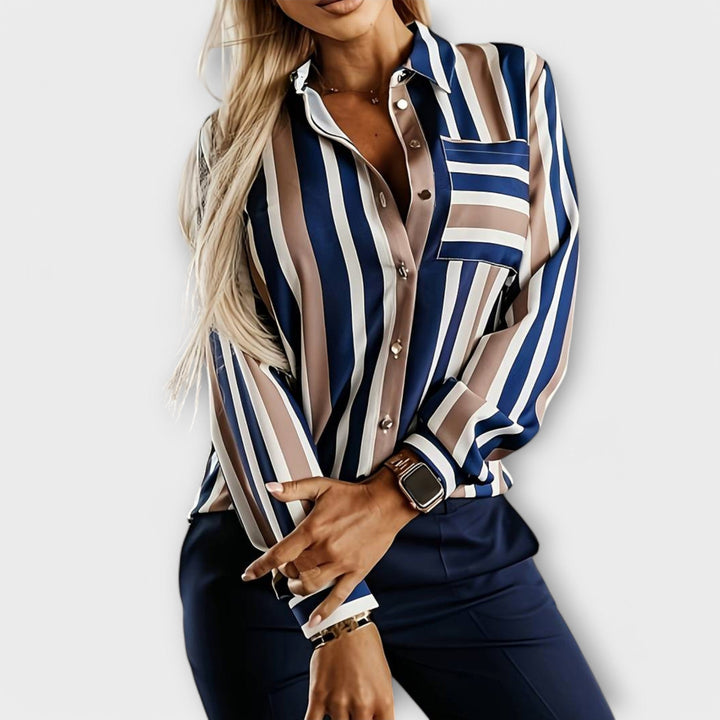 Emily | Bluse Premium Elegante Streifen