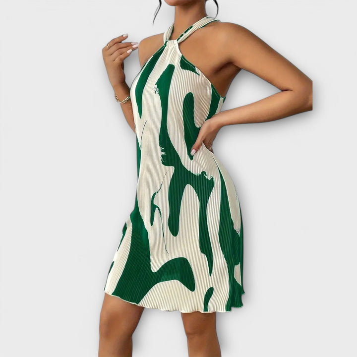 Nysaa | Halterkleid Premium Eleganter Druck