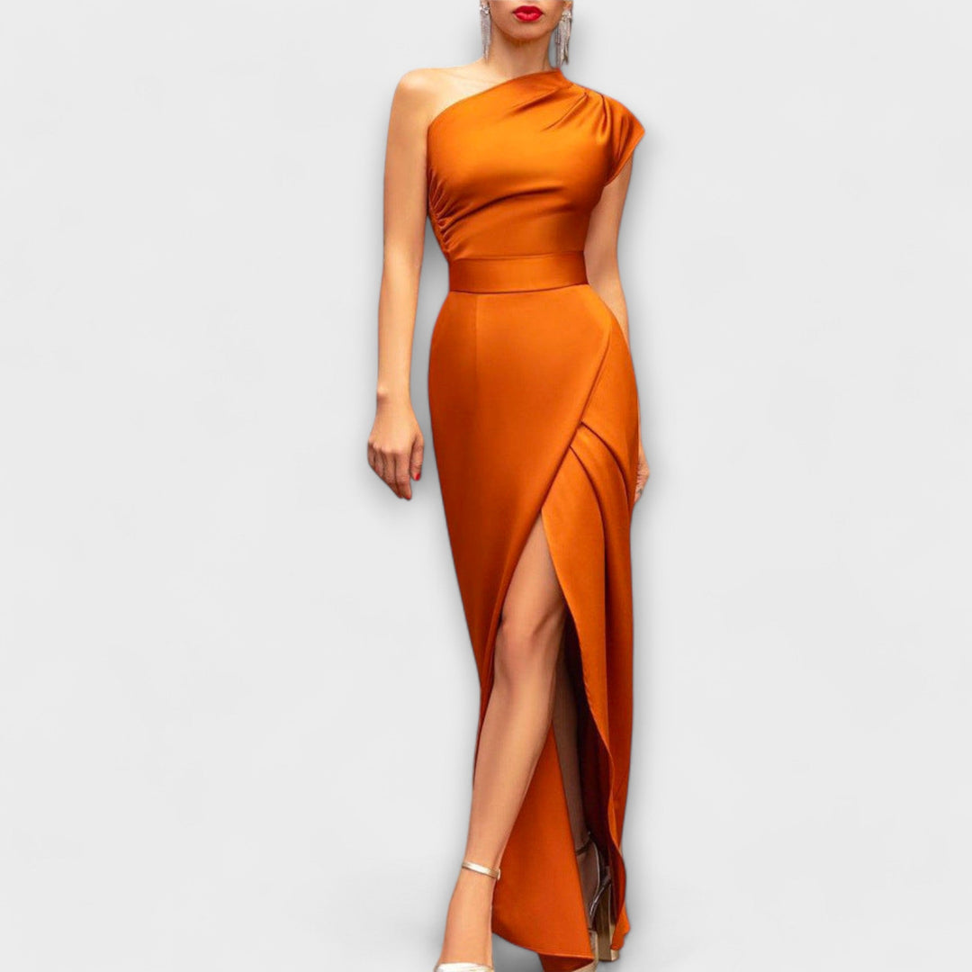 Clara | Abendkleid Premium Elegante asymmetrische Silhouette