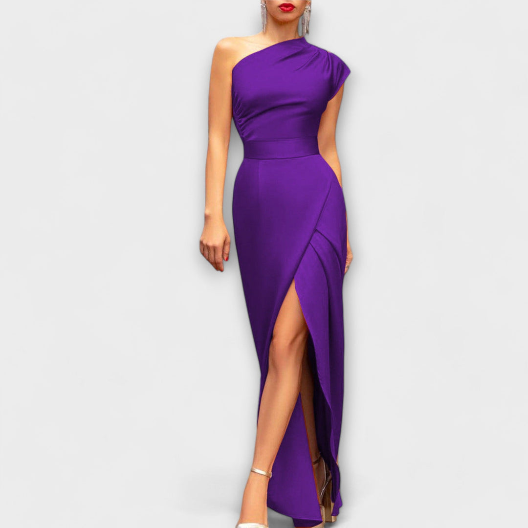 Clara | Abendkleid Premium Elegante asymmetrische Silhouette