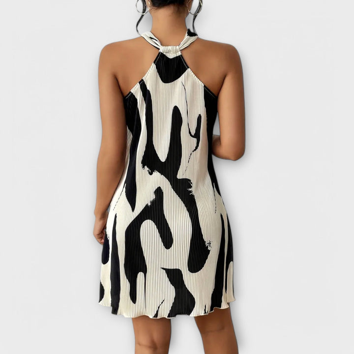 Nysaa | Halterkleid Premium Eleganter Druck