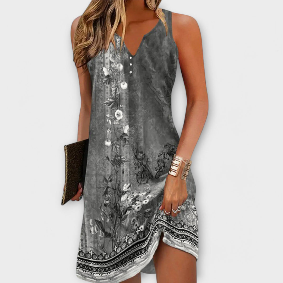 Tessa | Midi Kleid Premium Flowing Silhouette