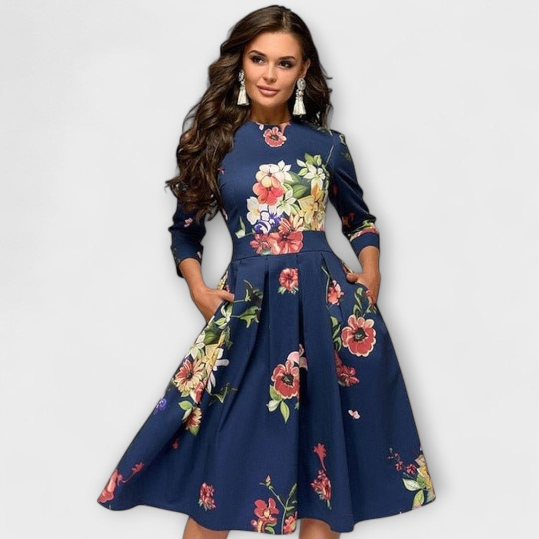 Chiara | Knielanges Kleid Premium Fließender Schnitt