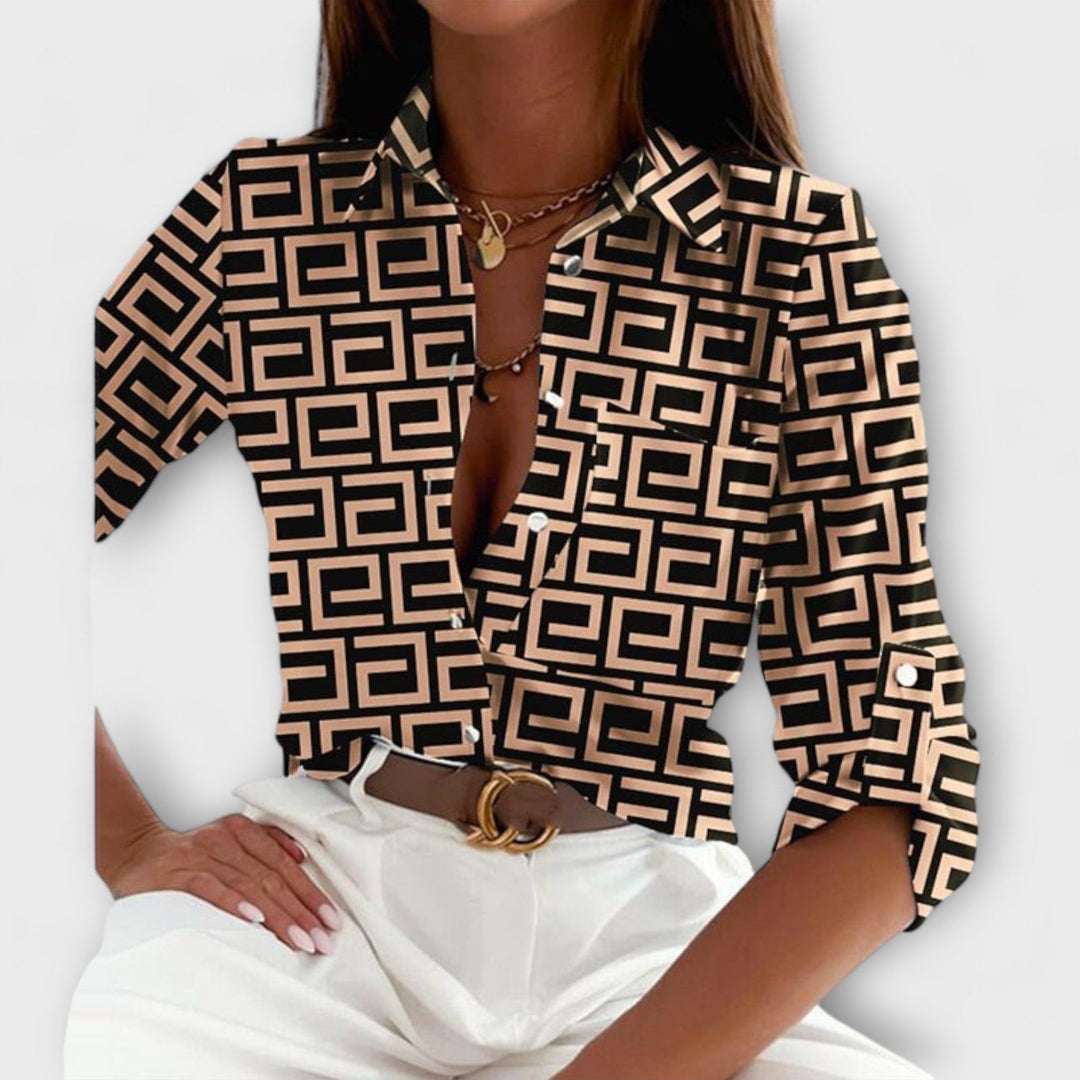 Anna | Bluse Premium Klassischer Kragen