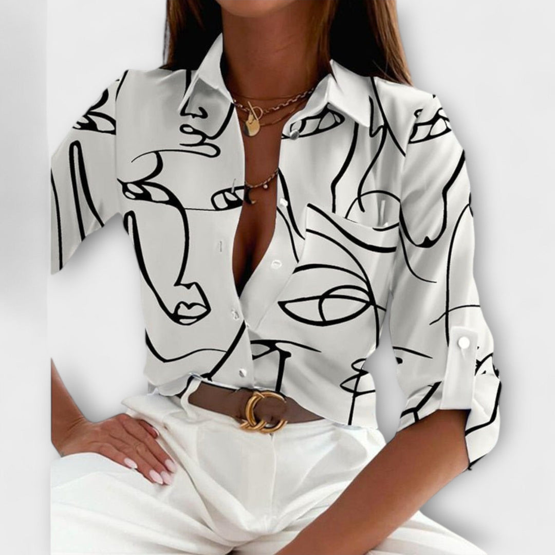Anna | Bluse Premium Klassischer Kragen